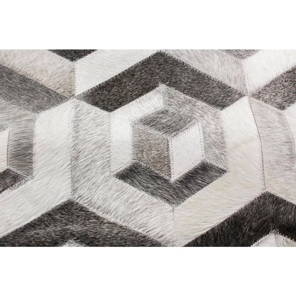 Santa Fe Grey 9 ft. x 12 ft. Geometric Contemporary Area Rug by BASHIAN 4 Santa Fe Grey 9 ft. x 12 ft. Geometric Contemporary Area Rug by BASHIAN - Image 4