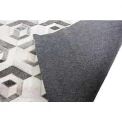 Santa Fe Grey 9 ft. x 12 ft. Geometric Contemporary Area Rug by BASHIAN 8 Santa Fe Grey 9 ft. x 12 ft. Geometric Contemporary Area Rug by BASHIAN -BASHIAN Shop grey bashian area rugs 649652249681 c3 1000