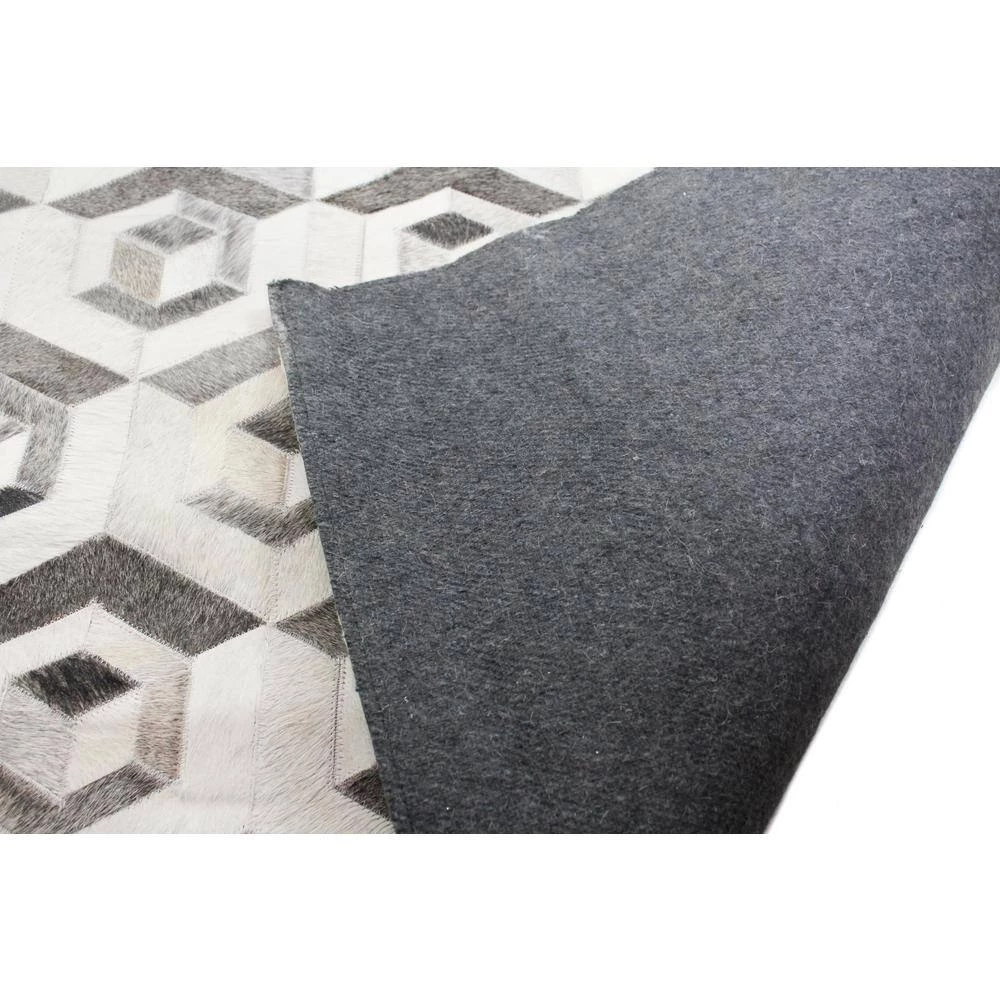 Santa Fe Grey 9 ft. x 12 ft. Geometric Contemporary Area Rug by BASHIAN 3 Santa Fe Grey 9 ft. x 12 ft. Geometric Contemporary Area Rug by BASHIAN - Image 3
