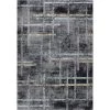 Everek Grey 5 ft. x 8 ft. (5' x 7'6") Abstract Transitional Area Rug by BASHIAN