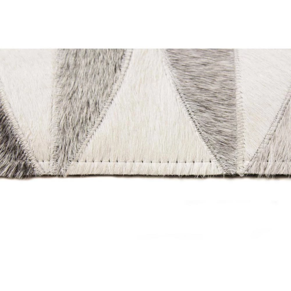 Santa Fe Grey 9 ft. x 12 ft. Geometric Contemporary Area Rug by BASHIAN 5 Santa Fe Grey 9 ft. x 12 ft. Geometric Contemporary Area Rug by BASHIAN - Image 5