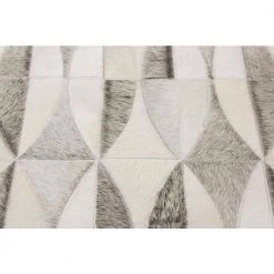 Santa Fe Grey 9 ft. x 12 ft. Geometric Contemporary Area Rug by BASHIAN 9 Santa Fe Grey 9 ft. x 12 ft. Geometric Contemporary Area Rug by BASHIAN -BASHIAN Shop grey bashian area rugs 649652255149 4f 1000