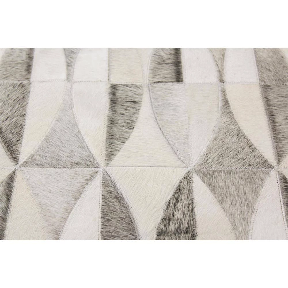 Santa Fe Grey 9 ft. x 12 ft. Geometric Contemporary Area Rug by BASHIAN 4 Santa Fe Grey 9 ft. x 12 ft. Geometric Contemporary Area Rug by BASHIAN - Image 4