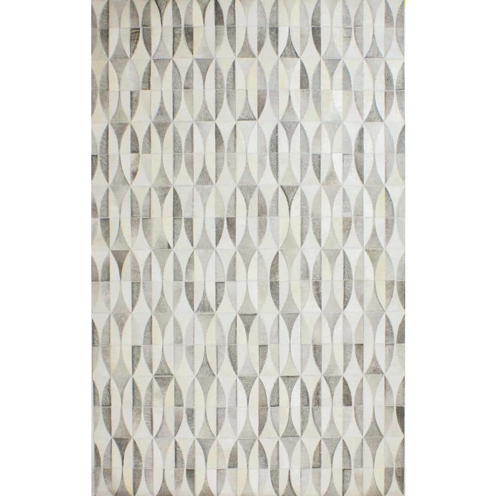 Santa Fe Grey 9 ft. x 12 ft. Geometric Contemporary Area Rug by BASHIAN 1 Santa Fe Grey 9 ft. x 12 ft. Geometric Contemporary Area Rug by BASHIAN
