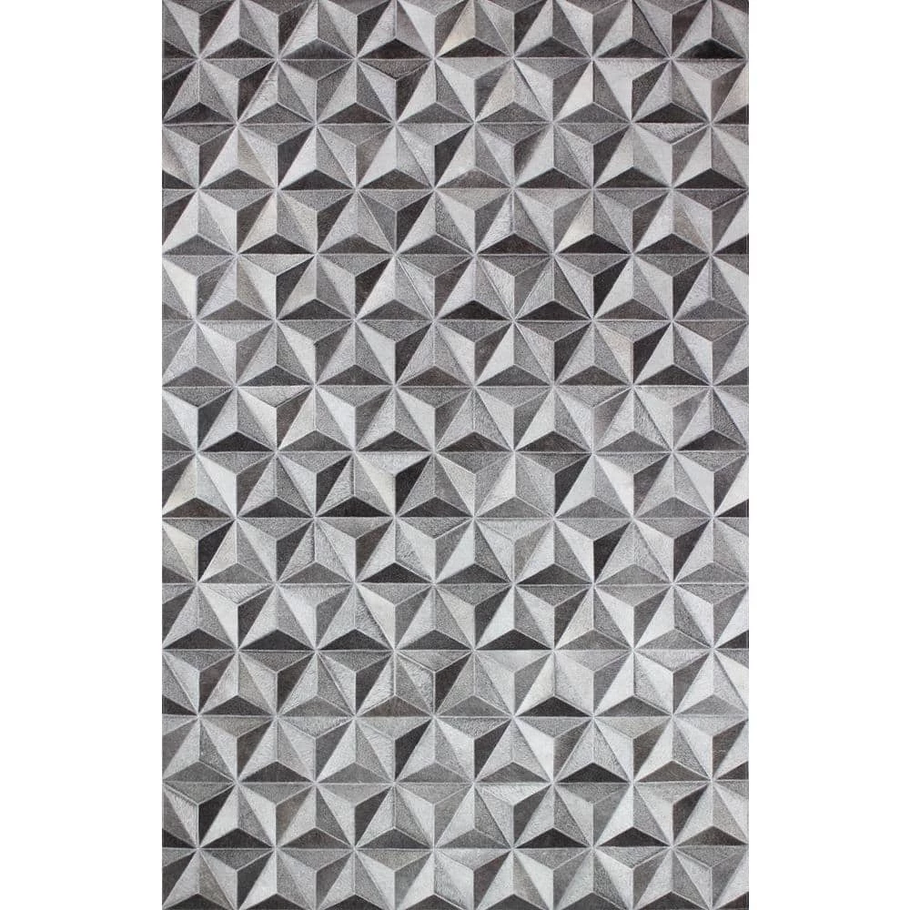 Santa Fe Grey 5 ft. x 8 ft. Geometric Contemporary Area Rug by BASHIAN 1 Santa Fe Grey 5 ft. x 8 ft. Geometric Contemporary Area Rug by BASHIAN
