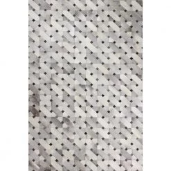 Santa Fe Grey 9 ft. x 12 ft. Geometric Contemporary Area Rug by BASHIAN