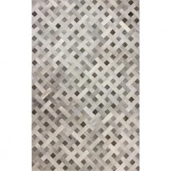 Santa Fe Grey 9 ft. x 12 ft. Geometric Contemporary Area Rug by BASHIAN