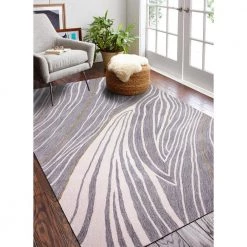 Greenwich Grey 4 ft. x 6 ft. (3'9" x 5'9") Abstract Contemporary Accent Rug by BASHIAN -BASHIAN Shop grey bashian area rugs 649652279299 31 1000