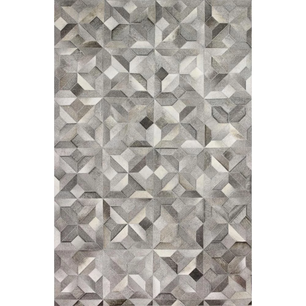 Santa Fe Grey 9 ft. x 12 ft. Geometric Contemporary Area Rug by BASHIAN 1 Santa Fe Grey 9 ft. x 12 ft. Geometric Contemporary Area Rug by BASHIAN