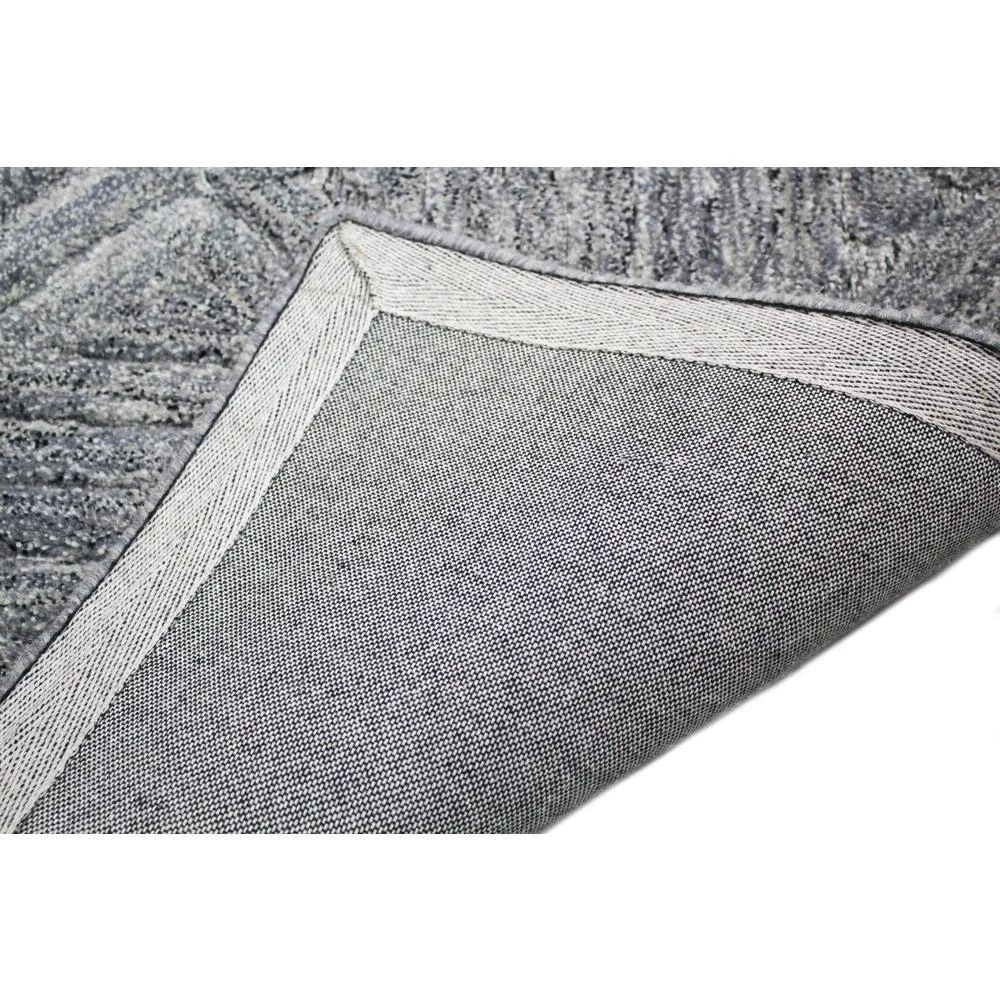 Verona Grey 3 ft. x 8 ft. Geometric Transitional Runner Rug by BASHIAN 3 Verona Grey 3 ft. x 8 ft. Geometric Transitional Runner Rug by BASHIAN - Image 3