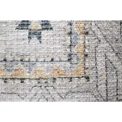 Impressions Gray 8 ft. x 10 ft. Geometric Transitional Area Rug by BASHIAN -BASHIAN Shop grey bashian area rugs 649652306476 1f 1000