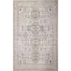Impressions Gray 8 ft. x 10 ft. Geometric Transitional Area Rug by BASHIAN