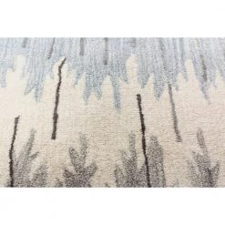 Greenwich Grey/Blue 9 ft. x 12 ft. (8 ft. 6 in. x 11 ft. 6 in.) Striped Contemporary Area Rug by BASHIAN -BASHIAN Shop grey blue bashian area rugs 649652269320 1f 1000