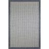 Lanai Grey/Blue 8 ft. x 10 ft. (7 ft. 10 in. x 10 ft.) Geometric Transitional Indoor/Outdoor Area Rug by BASHIAN