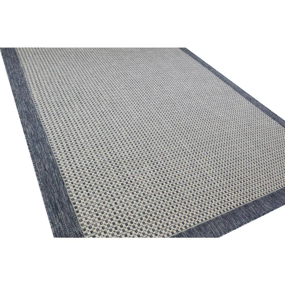 Lanai Grey/Blue 8 ft. x 10 ft. (7 ft. 10 in. x 10 ft.) Geometric Transitional Indoor/Outdoor Area Rug by BASHIAN 2 Lanai Grey/Blue 8 ft. x 10 ft. (7 ft. 10 in. x 10 ft.) Geometric Transitional Indoor/Outdoor Area Rug by BASHIAN - Image 2