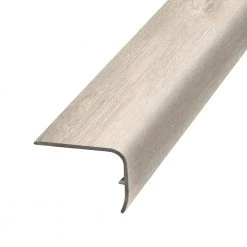 Haze 1.32 in. Thick x 1.88 in. Wide x 78.7 in. Length Vinyl Stair Nose Molding by PERFORMANCE ACCESSORIES