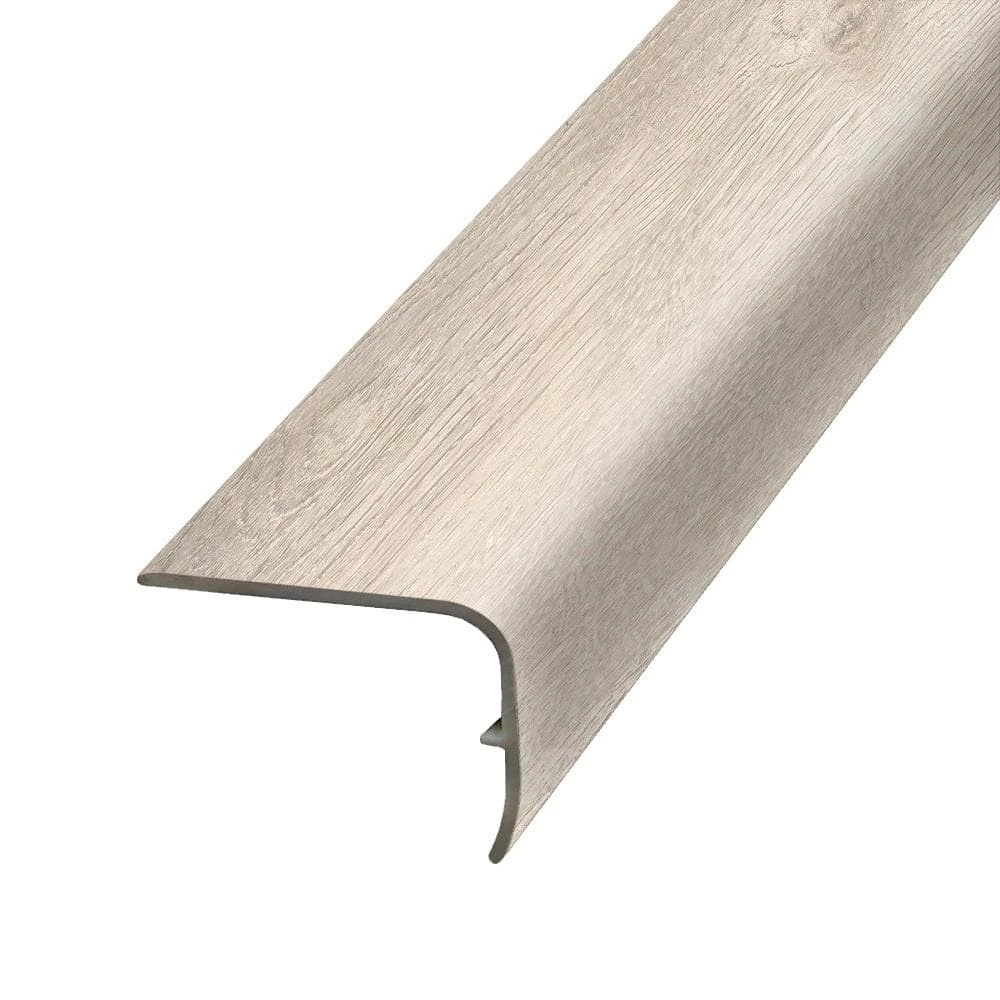 Haze 1.32 in. Thick x 1.88 in. Wide x 78.7 in. Length Vinyl Stair Nose Molding by PERFORMANCE ACCESSORIES 1 Haze 1.32 in. Thick x 1.88 in. Wide x 78.7 in. Length Vinyl Stair Nose Molding by PERFORMANCE ACCESSORIES