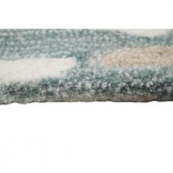 Greenwich Ivory/Aqua 3 ft. x 8 ft. (2'6" x 8') Abstract Contemporary Runner by BASHIAN -BASHIAN Shop ivory aqua bashian area rugs 649652300733 1f 1000