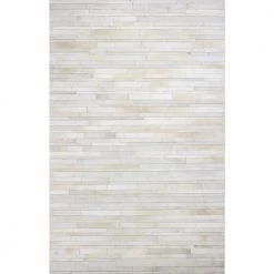 Santa Fe Ivory 8 ft. x 10 ft. Striped Contemporary Area Rug by BASHIAN
