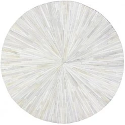 Santa Fe Ivory 8 ft. x 8 ft. Geometric Contemporary Area Rug by BASHIAN