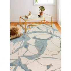 Greenwich Ivory 6 ft. x 9 ft. (5'6" x 8'6") Abstract Contemporary Area Rug by BASHIAN -BASHIAN Shop ivory bashian area rugs 649652261829 31 1000