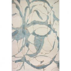 Greenwich Ivory 6 ft. x 9 ft. (5'6" x 8'6") Abstract Contemporary Area Rug by BASHIAN