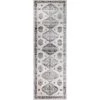 Sierra Ivory 3 ft. x 8 ft. (2'6" x 8') Geometric Transitional Runner by BASHIAN