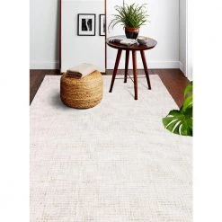 Luminous Ivory 5 ft. x 8 ft. (5 ft. x 7 ft. 6 in.) Solid Contemporary Area Rug by BASHIAN -BASHIAN Shop ivory bashian area rugs 649652289977 31 1000