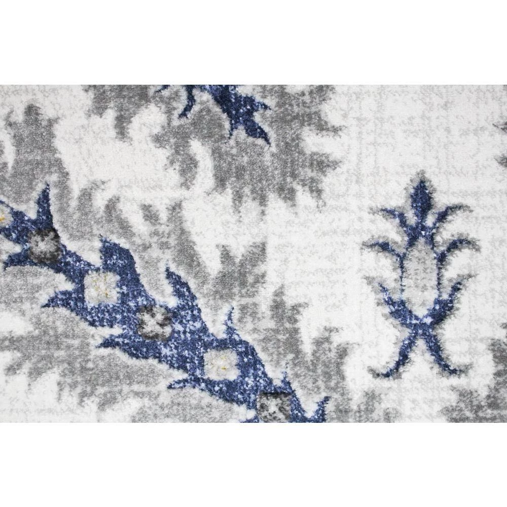 Sevilla Ivory 2 ft. 6 in. x 8 ft. Floral Transitional Runner Rug by BASHIAN 4 Sevilla Ivory 2 ft. 6 in. x 8 ft. Floral Transitional Runner Rug by BASHIAN - Image 4