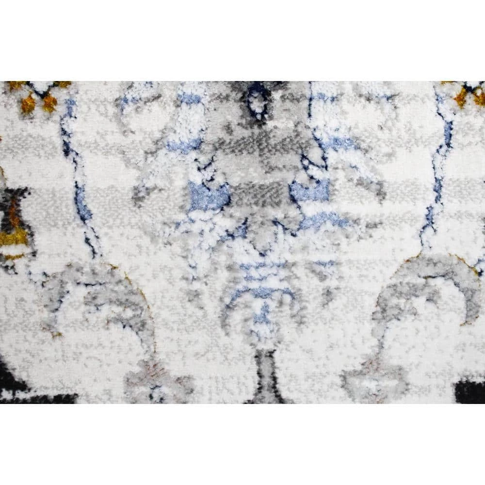 Sevilla Ivory 9 ft. x 12 ft. (8 ft. 6 in. x 11 ft. 6 in.) Floral Transitional Area Rug by BASHIAN 4 Sevilla Ivory 9 ft. x 12 ft. (8 ft. 6 in. x 11 ft. 6 in.) Floral Transitional Area Rug by BASHIAN - Image 4