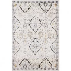 Sevilla Ivory 9 ft. x 12 ft. (8 ft. 6 in. x 11 ft. 6 in.) Floral Transitional Area Rug by BASHIAN
