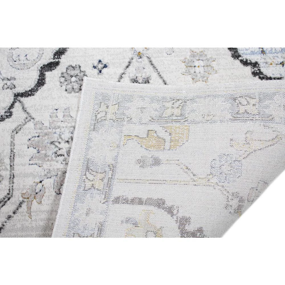 Sevilla Ivory 9 ft. x 12 ft. (8 ft. 6 in. x 11 ft. 6 in.) Floral Transitional Area Rug by BASHIAN 3 Sevilla Ivory 9 ft. x 12 ft. (8 ft. 6 in. x 11 ft. 6 in.) Floral Transitional Area Rug by BASHIAN - Image 3