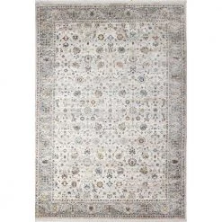 Century Ivory 8 ft. x 10 ft. (7'9" x 9'9") Floral Transitional Area Rug by BASHIAN