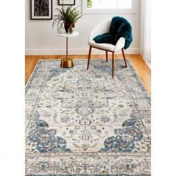 Century Ivory 8 ft. x 10 ft. (7'9" x 9'9") Floral Transitional Area Rug by BASHIAN 11 Century Ivory 8 ft. x 10 ft. (7'9" x 9'9") Floral Transitional Area Rug by BASHIAN -BASHIAN Shop ivory bashian area rugs 649652308500 31 1000