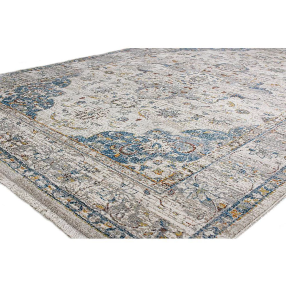 Century Ivory 8 ft. x 10 ft. (7'9" x 9'9") Floral Transitional Area Rug by BASHIAN 2 Century Ivory 8 ft. x 10 ft. (7'9" x 9'9") Floral Transitional Area Rug by BASHIAN - Image 2