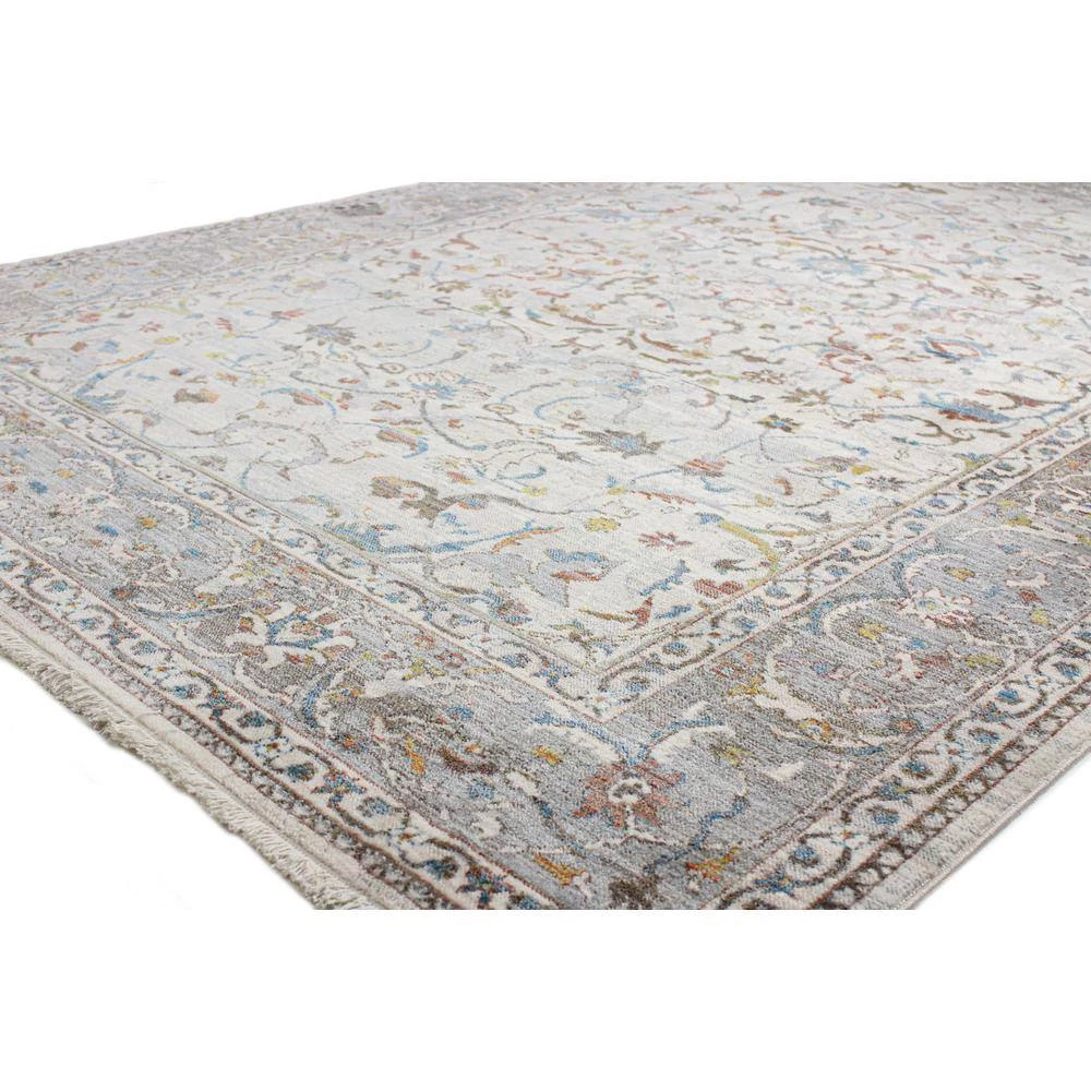 Century Ivory 10 ft. x 13 ft. (9'6" x 13'2") Floral Transitional Area Rug by BASHIAN 2 Century Ivory 10 ft. x 13 ft. (9'6" x 13'2") Floral Transitional Area Rug by BASHIAN - Image 2