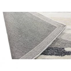 Norwalk Ivory/Black 9 ft. x 12 ft. (8 ft. 6 in. x 11 ft. 6 in.) Abstract Contemporary Area Rug by BASHIAN -BASHIAN Shop ivory black bashian area rugs 649652268187 4f 1000