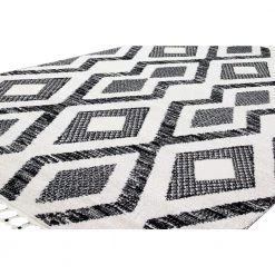 Navajo Ivory/Black 9 ft. x 12 ft. (8'6" x 11'6") Geometric Contemporary Area Rug by BASHIAN 7 Navajo Ivory/Black 9 ft. x 12 ft. (8'6" x 11'6") Geometric Contemporary Area Rug by BASHIAN -BASHIAN Shop ivory black bashian area rugs 649652296364 31 1000