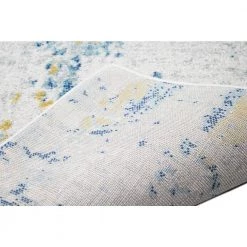 Everek Ivory/Blue 8 ft. x 10 ft. (7'6" x 9'6") Abstract Transitional Area Rug by BASHIAN -BASHIAN Shop ivory blue bashian area rugs 649652300405 66 1000