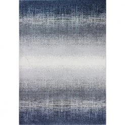 Aspen Ivory/Blue 8 ft. x 10 ft. (7'6" x 9'6") Geometric Transitional Area Rug by BASHIAN