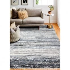 Cambridge Ivory/Blue 3 ft. x 8 ft. (2'6" x 8') Striped Contemporary Runner by BASHIAN 11 Cambridge Ivory/Blue 3 ft. x 8 ft. (2'6" x 8') Striped Contemporary Runner by BASHIAN -BASHIAN Shop ivory blue bashian area rugs 649652306124 31 1000
