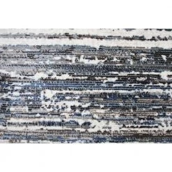 Cambridge Ivory/Blue 3 ft. x 8 ft. (2'6" x 8') Striped Contemporary Runner by BASHIAN 9 Cambridge Ivory/Blue 3 ft. x 8 ft. (2'6" x 8') Striped Contemporary Runner by BASHIAN -BASHIAN Shop ivory blue bashian area rugs 649652306124 4f 1000