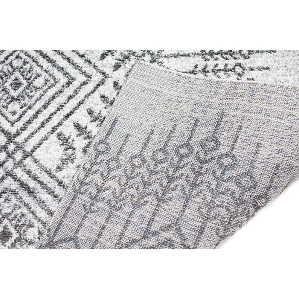 Tangier Ivory/Charcoal 4 ft. x 6 ft. (3 ft. 6 in. x 5 ft. 6 in.) Geometric Contemporary Accent Rug by BASHIAN 3 Tangier Ivory/Charcoal 4 ft. x 6 ft. (3 ft. 6 in. x 5 ft. 6 in.) Geometric Contemporary Accent Rug by BASHIAN - Image 3