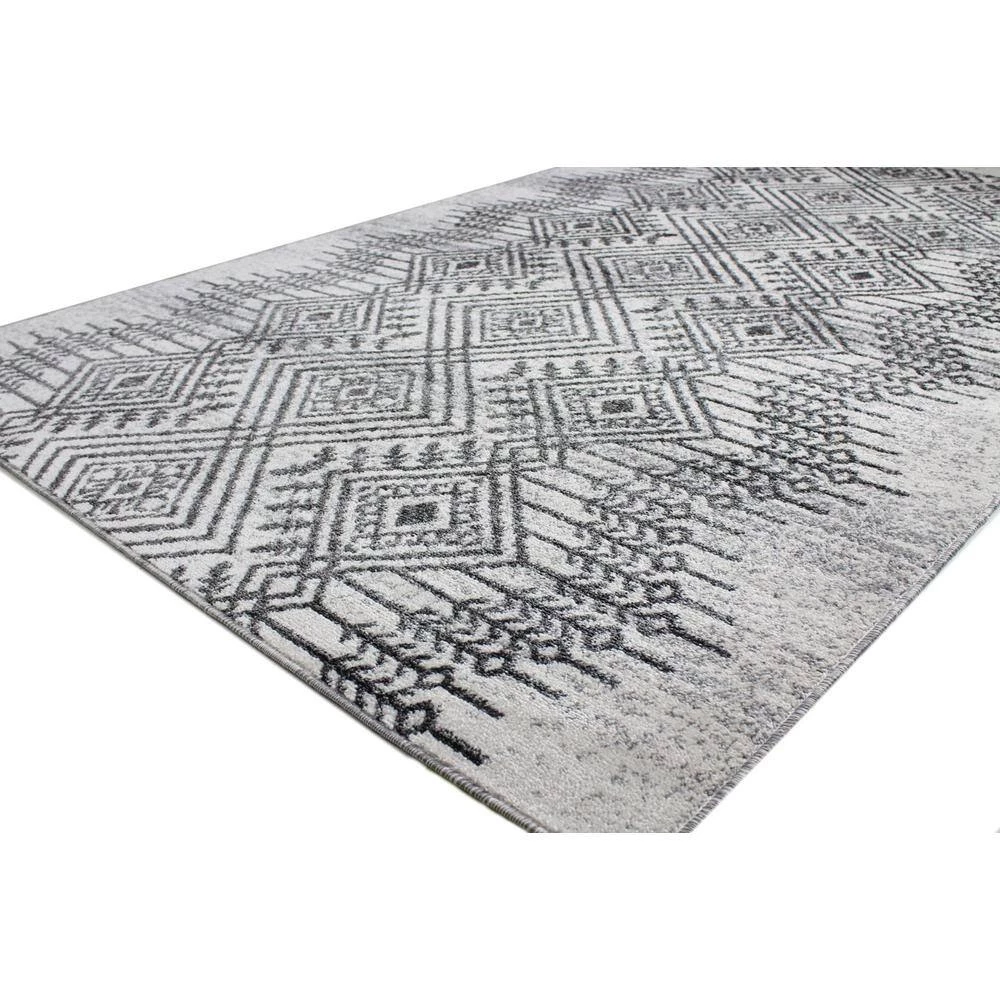 Tangier Ivory/Charcoal 4 ft. x 6 ft. (3 ft. 6 in. x 5 ft. 6 in.) Geometric Contemporary Accent Rug by BASHIAN 2 Tangier Ivory/Charcoal 4 ft. x 6 ft. (3 ft. 6 in. x 5 ft. 6 in.) Geometric Contemporary Accent Rug by BASHIAN - Image 2