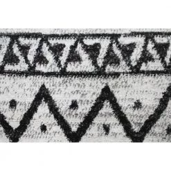 Tangier Ivory/Charcoal 4 ft. x 6 ft. (3 ft. 6 in. x 5 ft. 6 in.) Geometric Contemporary Accent Rug by BASHIAN -BASHIAN Shop ivory charcoal bashian area rugs 649652307916 1f 1000