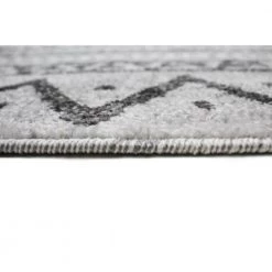 Tangier Ivory/Charcoal 4 ft. x 6 ft. (3 ft. 6 in. x 5 ft. 6 in.) Geometric Contemporary Accent Rug by BASHIAN -BASHIAN Shop ivory charcoal bashian area rugs 649652307916 44 1000