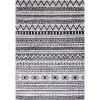 Tangier Ivory/Charcoal 4 ft. x 6 ft. (3 ft. 6 in. x 5 ft. 6 in.) Geometric Contemporary Accent Rug by BASHIAN