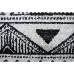 Tangier Ivory/Charcoal 8 ft. x 10 ft. (7 ft. 6 in. x 9 ft. 6 in.) Geometric Contemporary Area Rug by BASHIAN 9 Tangier Ivory/Charcoal 8 ft. x 10 ft. (7 ft. 6 in. x 9 ft. 6 in.) Geometric Contemporary Area Rug by BASHIAN -BASHIAN Shop ivory charcoal bashian area rugs 649652307961 1f 1000