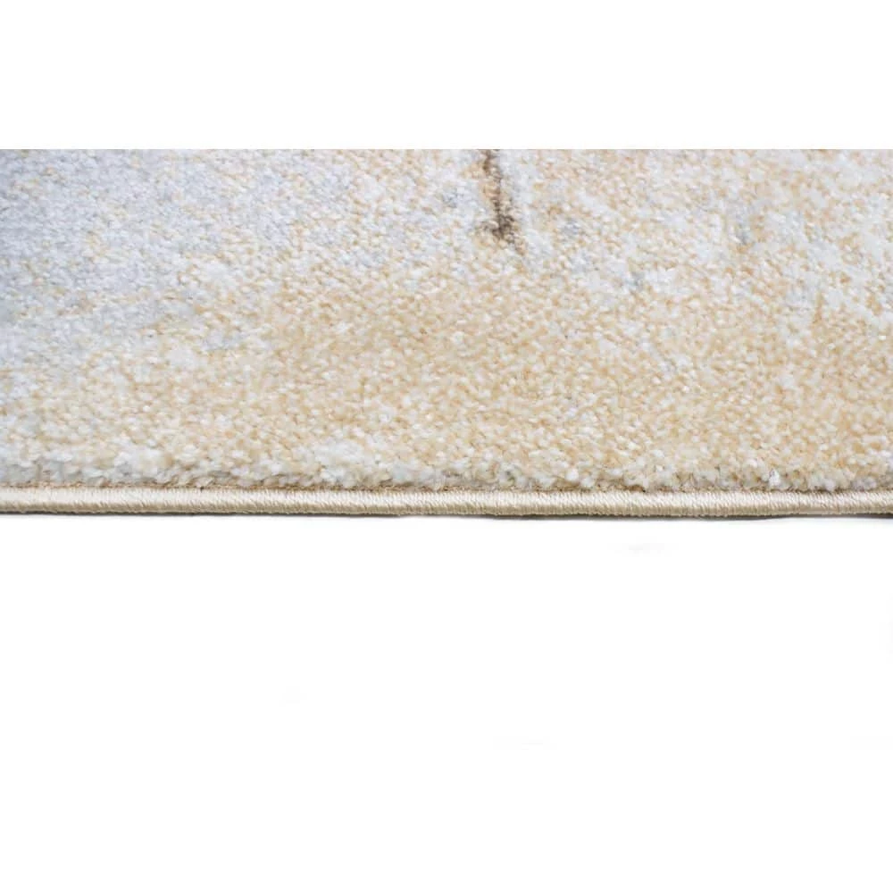 Everek Ivory/Gold 8 ft. x 10 ft. Abstract Transitional Area Rug by BASHIAN 5 Everek Ivory/Gold 8 ft. x 10 ft. Abstract Transitional Area Rug by BASHIAN - Image 5