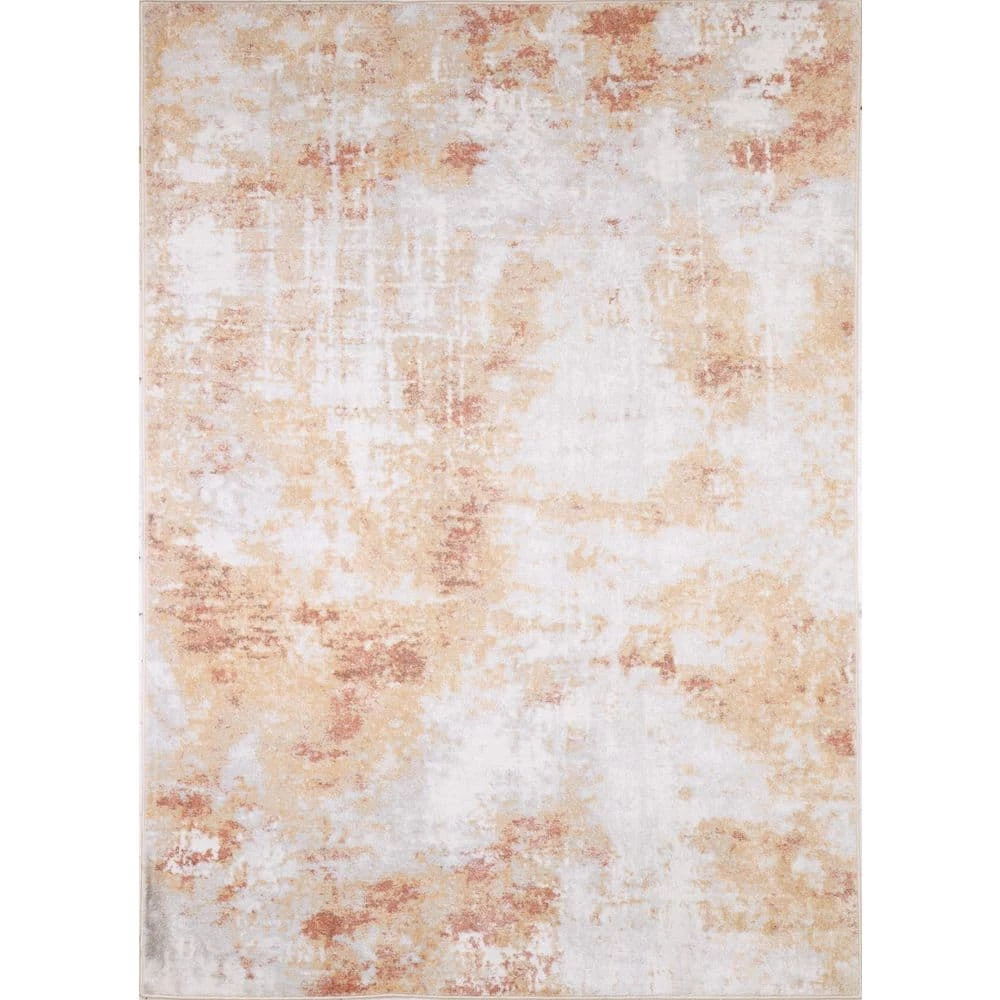 Everek Ivory/Gold 9 ft. x 12 ft. Abstract Transitional Area Rug by BASHIAN 1 Everek Ivory/Gold 9 ft. x 12 ft. Abstract Transitional Area Rug by BASHIAN